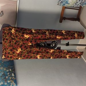 Rare LuLaRoe Cat Smoking a Pipe leggings